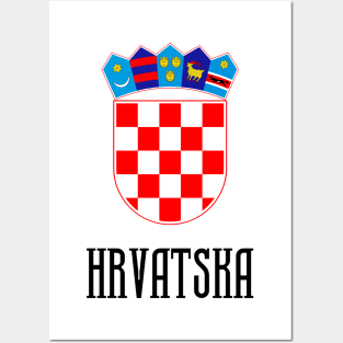 Hrvatska Croatian Coat of Arms Posters and Art